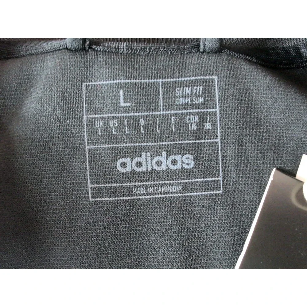Florida Panthers Adidas Jacket Mens Large Slim Fit Black 30th NHL Hockey